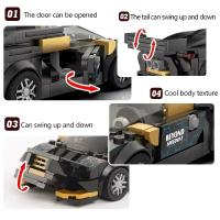 Kit de Bloques de Construcción de Deportivo de Automóvil Technic MOC Juguete Educativo STEM para Niños Velocidad de Ciudad - details 3
