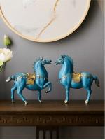 Escultura de caballo, accesorios para el hogar, decoración de sala de estar de estilo chino, estatua Dengshui, decoración de oficina, regalos de inauguración de la casa - details 10