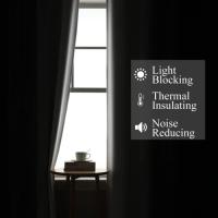 Cortinas Opacas Modernas de salón, 2 Piezas, Aislantes, frío y Calor con Ojales - details 9
