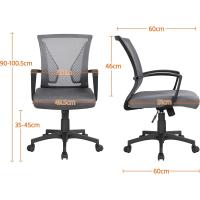 Silla de Oficina Regulable en Altura Multicolor de Malla con Función de Mecedora - details 35