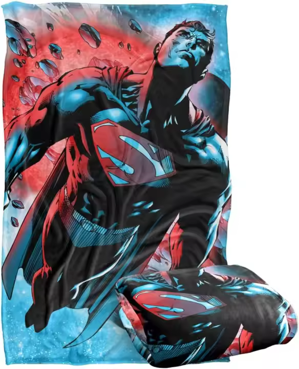 Manta de tacto sedoso y súper suave de Superman Super Cosmos - 1