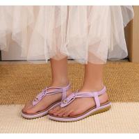 Sandalias de Mujer Bohemias Tejidas 2025 Suela Plana Tallas 36-44 Estilo Veraniego Casual para Playa y Ciudad - details 24