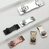 Cerraduras de cerrojo con llave de aleación de Zinc, sin perforaciones, hebilla de seguridad a prueba de golpes para el hogar y la Oficina, cobertizo, armario, cajón, armario, cerradura de puerta de madera - details 10