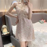 Nueva falda con tirantes camisón floral fino pijamas simples ropa de dormir de verano para mujer falda de mujer verano verano verano - details 3