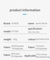 Pantalones cortos deportivos AONIJIE F5102 para hombre con secado rápido preventión de malos de vestuario para correr gimnasio fútbol tenis - details 6