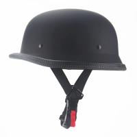 Casco de Motocicleta Vintage Casco Abierto de Cara, Casco Medio de Seguridad Facial Alemán, Casco Retro para Scooter - details 5