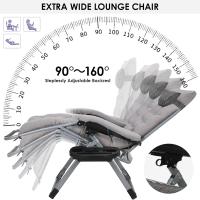 Sillón de salón de 2 uds, sillón de exterior de 5 posiciones, tumbona plegable con colchón, cuna de Camping plegable, sillones de exterior resistentes - details 5