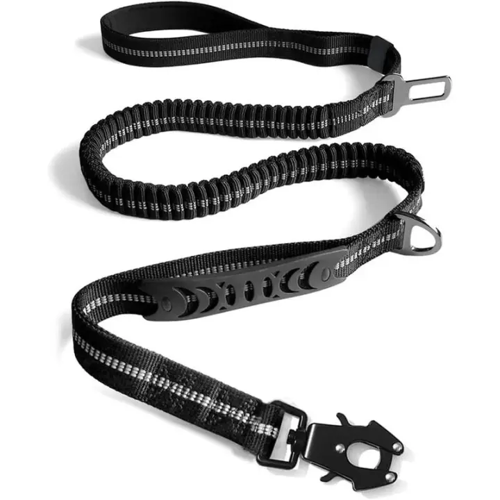 Correa Táctica para Perros Correa de Alta Resistencia con Absorción de Choques Mangas Acolchadas - 1