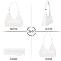 Bolso de nicho, bolso de mujer, bolso de hombro de moda, sensación de alta gama para mujer, estilo de PU, bolso retro para axila - details 5