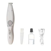 Con aspiradora, cortapelos para mascotas, 2 modos, afeitadora eléctrica impermeable para cortar el pelo de gatos con cepillo limpio, contenedor transparente - details 9