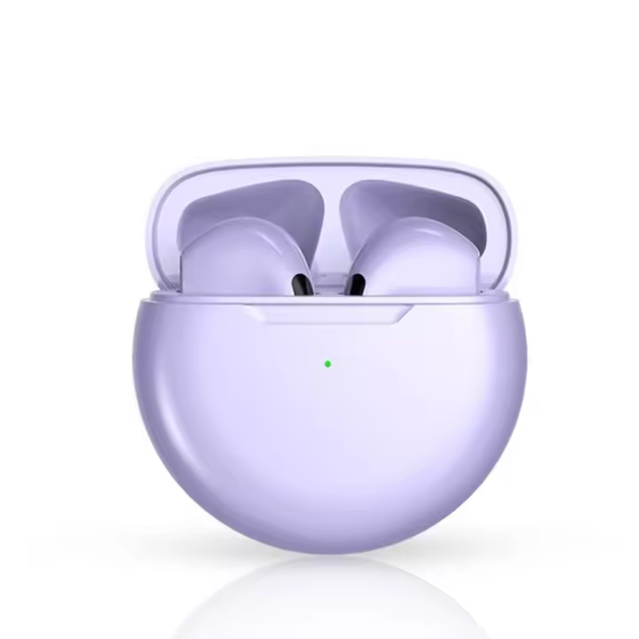 Pro6 True Wireless Earbuds Bluetooth Earphone Touch Control with Mic Waterproof TWS Stereo Headphone Headset Sport - 1