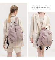 Mochilas al aire libre para mujer Mochila multifuncional para mujer con puerto de carga externo Mochila impermeable Bolsas de viaje para senderismo Preciosa moda Rosa - details 15
