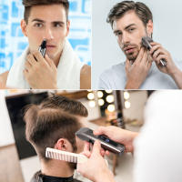 HATTEKER-cortadora de pelo multifunción profesional para hombres, recortadora de pelo de nariz, cortadora de Baber, corte de pelo - details 7