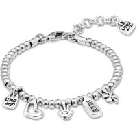UNOde50-Pulsera de encaje de corazón para mujer, Pulsera de la suerte con dijes de mano de Fátima - details 0