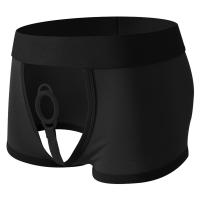Anillo para el pene Ropa interior Hombres boxeadores Sexy Cockring Calzoncillos Bragas Bolsa para el pene Bragas de entrepierna abiertas Baúles - details 3