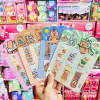 Marcapáginas magnético de dibujos animados Capybara, marcadores magnéticos bonitos, Clips de página, marcapáginas para estudiantes, regalo de lectura de oficina, 6 piezas por juego - details 0