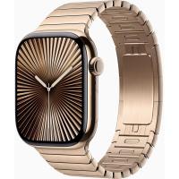 Apple Watch Series 10 [GPS+Cellular, 46 mm] - CA de titanio chapado con pulsera de cadena dorada (actualizado) - details 0
