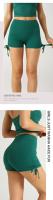 ZHUMU GYM Pantalones de Yoga de Verano Cintura Alta, Cordón Deportivo Transpirable para Fitness, Correr, Ciclismo - details 11