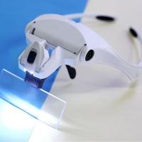 Reparación de lectura montada en la cabeza con Luz LED pestañas postizas gafas injertadas lupa - details 1