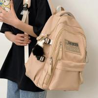 Mochila impermeable de gran capacidad para estudiantes, bolso escolar de nailon con cremallera y múltiples bolsillos, mochila informal de ocio para adolescentes, viaje - details 8