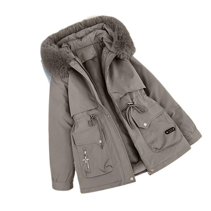 Otoño Invierno chaquetas con capucha para mujer abrigos cálidos