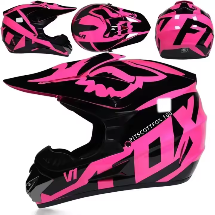 Casco completo de Motocross para niños y jóvenes, protector V1 para motocicleta, todoterreno, ciclismo, gran oferta - 1