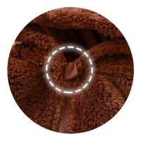 Pijamas cálidos de felpa para bebé, con monos, bolsas de oso con cuello con capucha, pijamas informales para recién nacido de 0 a 1 años - details 6