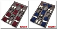 Cabestrillo de dos tonos de cuero marrón para hombre, estilo occidental, cinturón, longitud ajustable, 3,5x120cm - details 23
