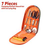 Juego de utensilios de cocina para acampar al aire libre, bolsa de almacenamiento, herramientas para bar - details 5