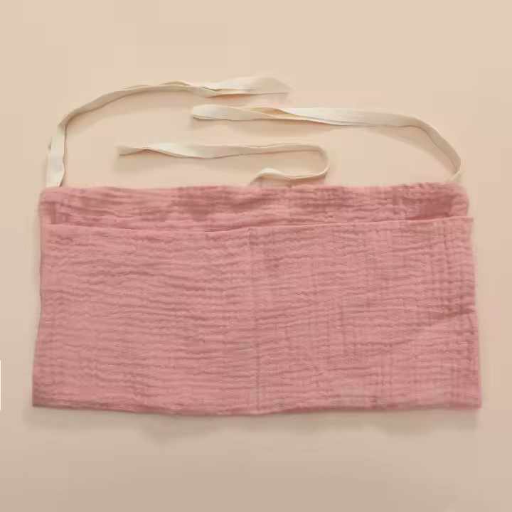 Bolsa de Almacenamiento para Cama de Bebé con Estampado Sólido y Lindo Accesorios de Bebé Bolsas Colgantes de 2 Bolsas Unisex - 1