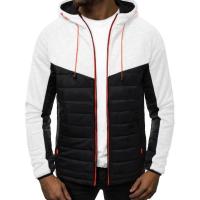 2025 Suéter casual con capucha para hombre, chaqueta con costuras, color a juego, estilo - details 13