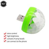 Luces USB de colores para DJ, lámpara de ambiente de DJ, RGB, Mini música colorida, sonido LED, USB-C, fiesta de Karaoke, bienvenida, Bola de luz láser de 5V - details 1