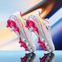Zapatos de fútbol AG FG para niños, botas de fútbol de entrenamiento profesional, zapatillas de fútbol para niños, zapatillas de fútbol de césped para niños - details 9