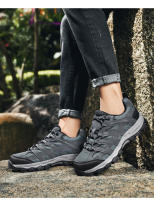 Zapatos de senderismo de marca para hombre, zapatillas deportivas transpirables, zapatillas de Turismo de escalada, zapatos de montaña al aire libre, zapatos de Trekking antideslizantes - details 5