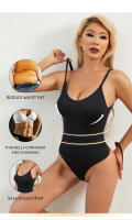 Bodysuit De Control De Abdomen Sin Costuras Para Mujeres Ajustador De Cintura Fajas Colombianas Con Funda De Tanga Slimming Underwear - details 4