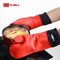 Walfos scalding High temperature resistant, thickened and insulated microwave oven, silicone gloves for household kitchen tools - details 1