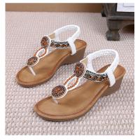 Sandalia de Cuña Mujer 2025 Boho Chic con Cristales - Plataforma Cómoda para Playa, Fiesta y Diario, Zapatos de Verano Elegantes Moda Primavera-Verano - details 24