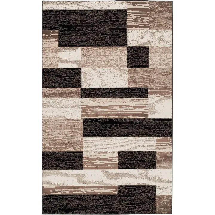 Alfombra de salón, decoración moderna geométrica, para dormitorio, oficina, sala de estar, entrada, suelos de madera - 1