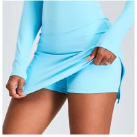Falda deportiva de yoga con corte en A, pantalones cortos, ropa deportiva de tenis de golf ajustada para mujer - details 7