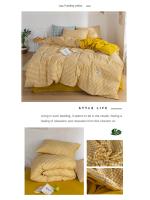 Juego de Ropa de Cama Nórdica 2 Dormitorios, Sábana, Edredón, Colcha 220x240, Fundas para Hogar de 90 a Cuadros - details 8
