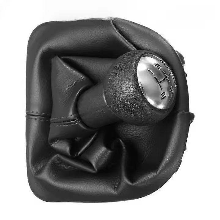 Palanca de Cambios de Cuero para Peugeot 207, 307, 308 Cubierta Antipolvo - 1