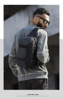 Bolso de hombro tipo bandolera antirrobo multifuncional para hombre, resistente al agua, bolso de pecho corto - details 6