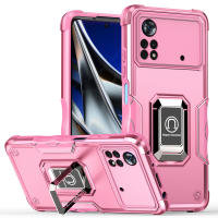 Funda de armadura de absorción de impacto para Xiaomi, carcasa de Metal con soporte de TPU para coche, POCO M4 Pro X4 Pro X3 NFC A1 Plus Redmi Note 12 11 10 Mi 11T - details 9