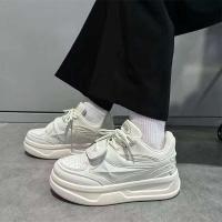 Diseño de nicho pequeño para hombre, novedad de 2024, tablero informal de cuatro estrellas, zapatos deportivos de pareja con suela gruesa y aumento alto en el pecho bajo - details 6