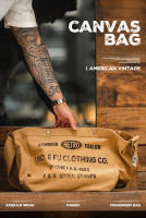 Bolso cruzado de estilo retro americano MADEN Gran capacidad, lino para forro, tela de lona para exterior Bolsos y viajes para hombres jóvenes universitarios - details 2