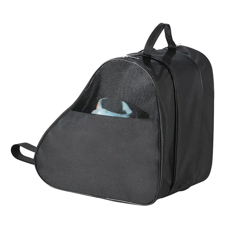 Bolsa de patín de hielo, bolsa de patín de ruedas con correa de hombro ajustable para niñas, niños y adultos, bolsa de Skate al aire libre - 1