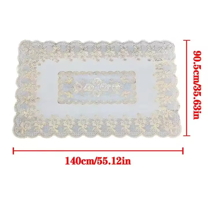Mantel ENCE grueso rectangular, impermeable, resistente a las manchas de aceite, mantel de mesa de comedor europeo - 1