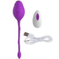 Vibrador de Succión Fuerte Rosas Control Remoto Inalámbrico Juguetes Sexuales para Mujeres Ejercicio de Piso Pelviano Ajuste de Utrina - details 6