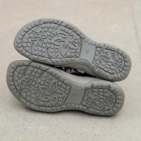 Sandalias Planas de Moda de Verano para Mujeres Zapatos Deportivos al Aire Libre con Suela Antideslizante y Malla Transpirable Zapatos de Gancho y Bucle con Punta Abierta en Azul Marino - details 2