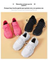 Calcetines tejidos con mosca con cordones, zapatillas de moda. - details 2